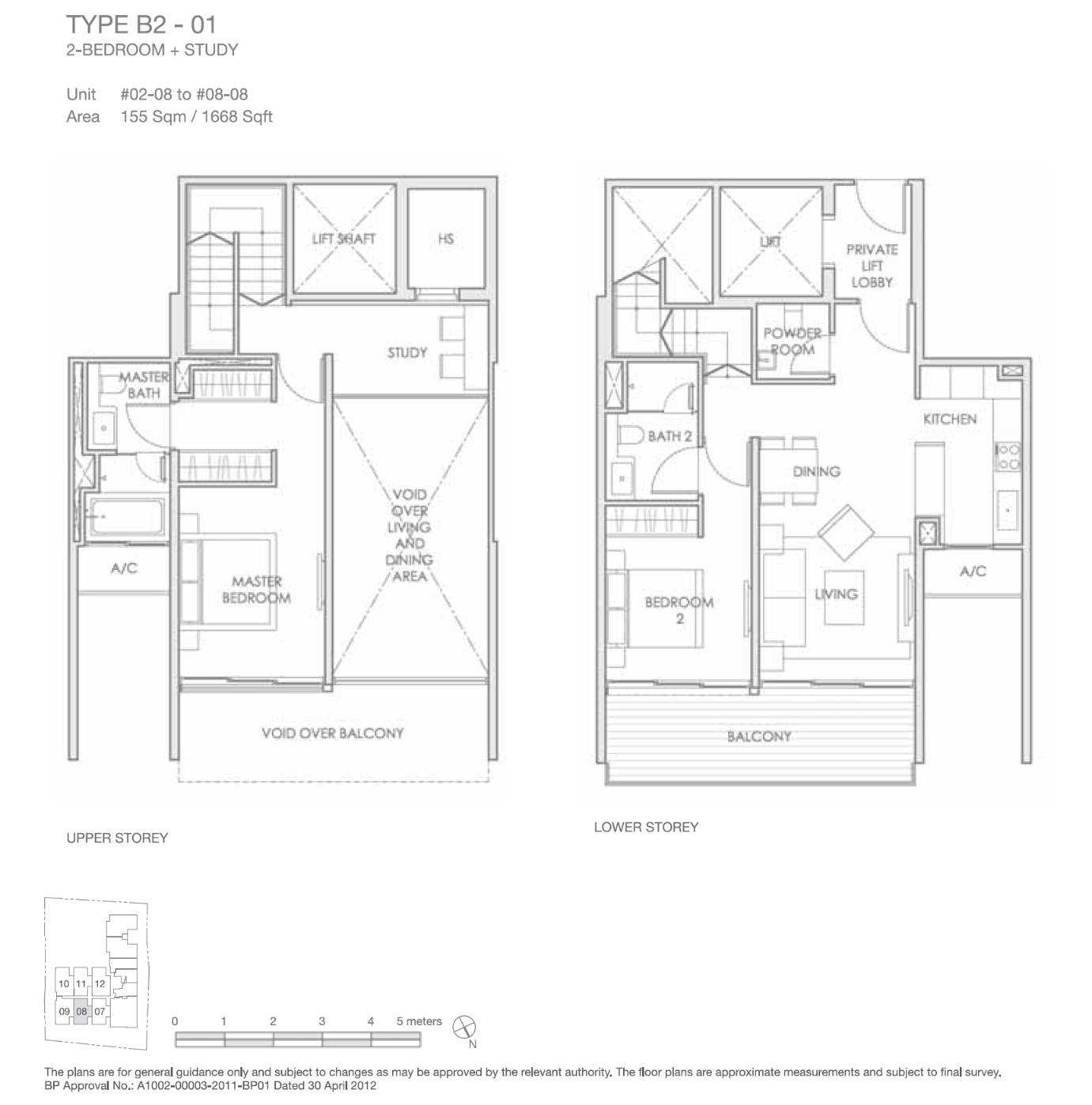 Lloyd SixtyFive 2 Bedroom Floor Plan 1